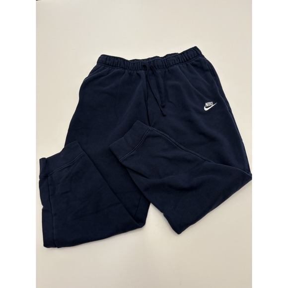 Men's Navy Blue Nike Team Sweatpants Joggers SZ Large - Picture 1 of 5